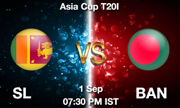 SL vs BAN Dream11 Team Prediction, Fantasy Cricket Tips