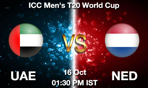 UAE vs NED Dream11 Team Prediction, Fantasy Cricket Tips