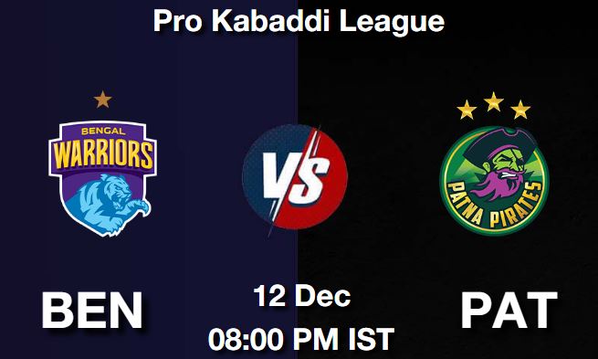 BEN vs PAT Dream11 Prediction, Match Preview, Fantasy Kabaddi Tips
