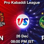 PUN vs PAT Dream11 Prediction, Match Preview, Fantasy Kabaddi Tips