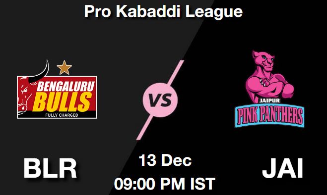 BLR vs JAI Dream11 Prediction, Match Preview, Fantasy Kabaddi Tips