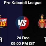 BLR vs TEL Dream11 Prediction, Match Preview, Fantasy Kabaddi Tips