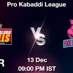BLR vs JAI Dream11 Prediction, Match Preview, Fantasy Kabaddi Tips