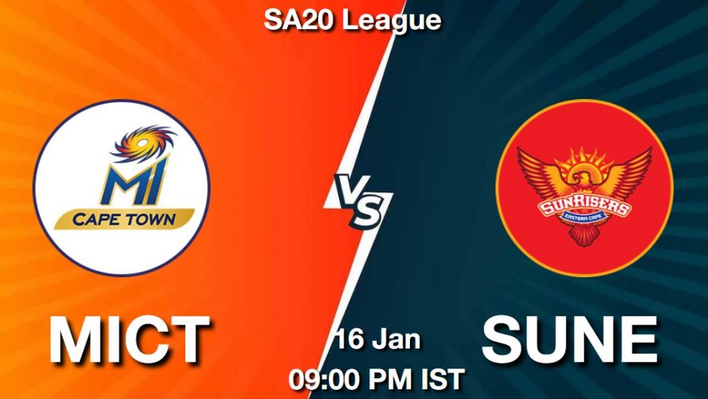 MICT vs SUNE Dream11 Prediction, Match Preview, Fantasy Cricket Tips