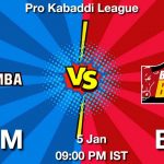 MUM vs BLR Dream11 Prediction, Match Preview, Fantasy Kabaddi Tips 