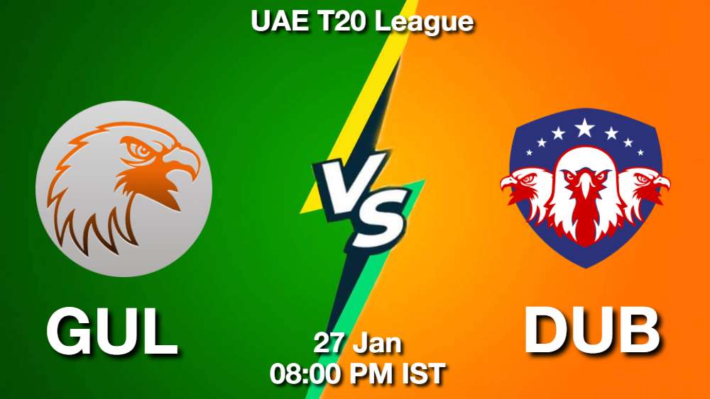 GUL vs DUB Dream11 Prediction, Match Preview, Fantasy Cricket Tips