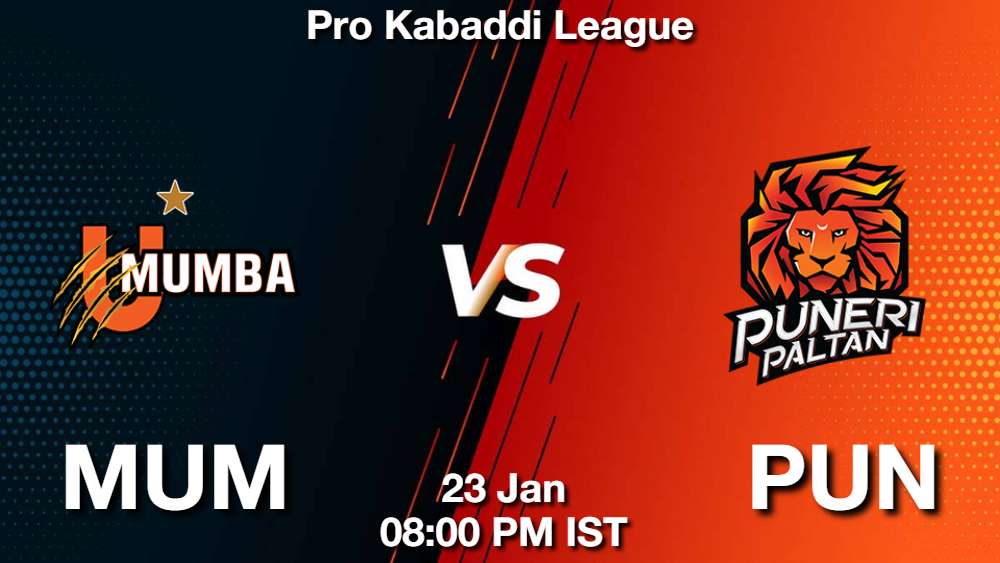 MUM vs PUN Dream11 Prediction, Match Preview, Fantasy Kabaddi Tips