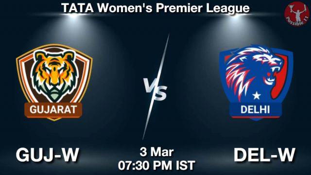 GUJ-W vs DEL-W Dream11 Prediction