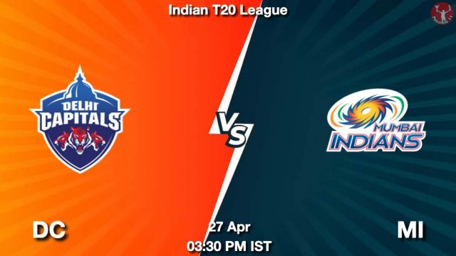 DC vs MI Dream11 Prediction