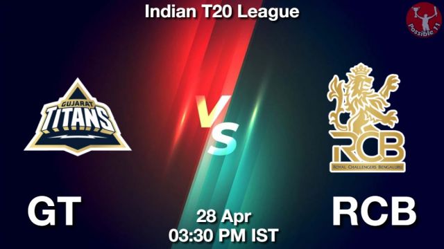 GT vs RCB Dream11 Predictio
