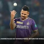 Sunil Narine will not return for World Cup
