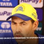 CSK Responded on BCCI approaching to Stephen Fleming for Coach