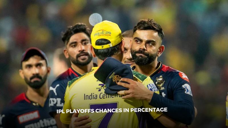 IPL Playoffs Chances In Percentage for rcb, csk and srh