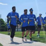 indian team practicing in usa