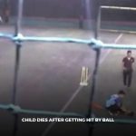 child dies after getting hit by cricket ball