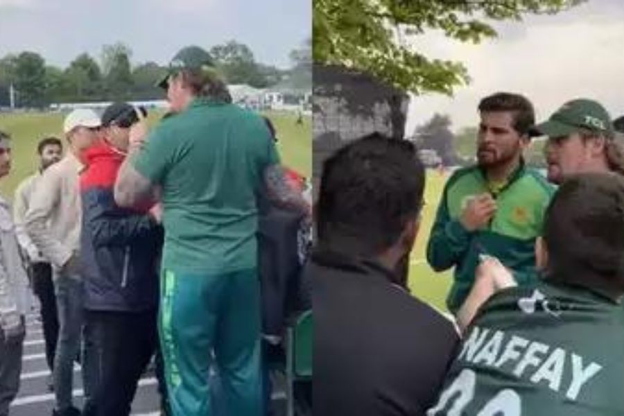 saheen shah afridi fight with afghanistan fan