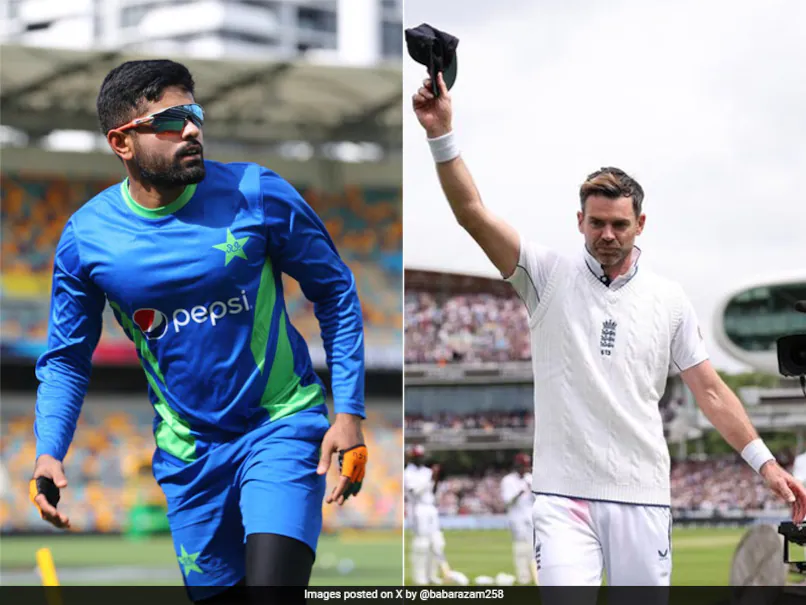 Babar Azam's Blunder While Congratulating Retiring James Anderson