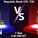 SKN vs TKR Dream11 Prediction