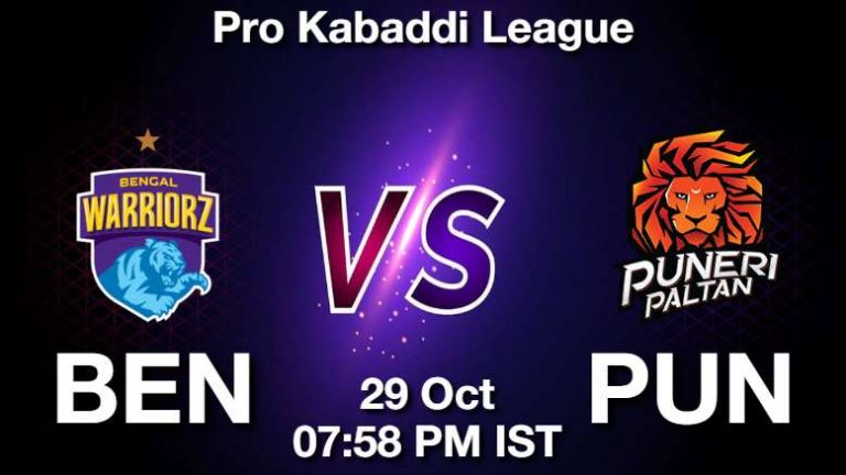 BEN vs PUN Dream11 Prediction, Match 23 of PKL 2024