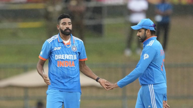 rohit sharma and mohammed siraj