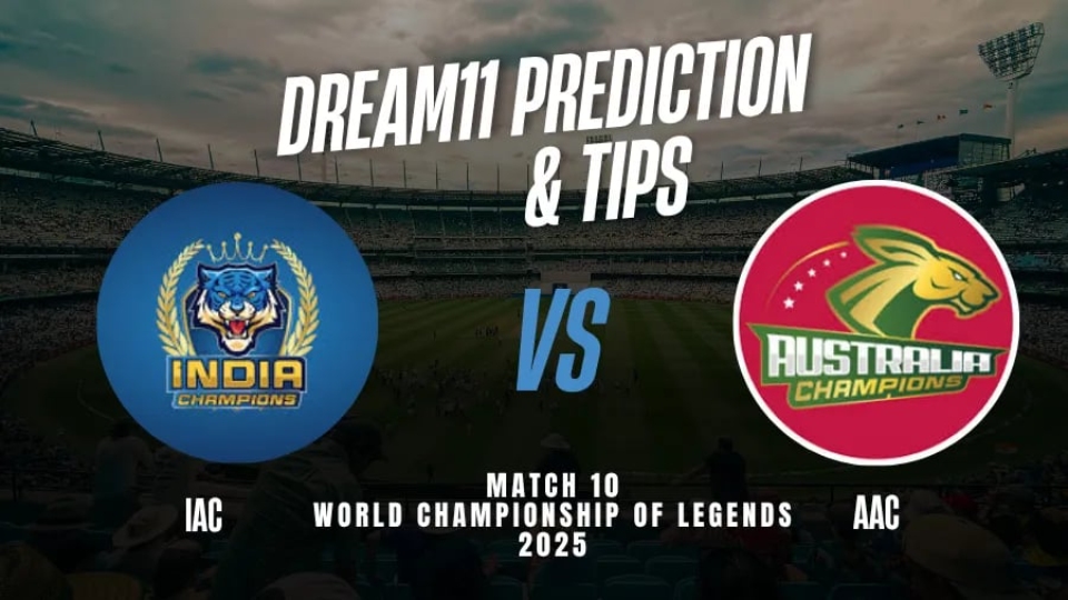 WCL 2025 IAC vs AAC: Dream11 Team, Who will win today's match? (AI Prediction)