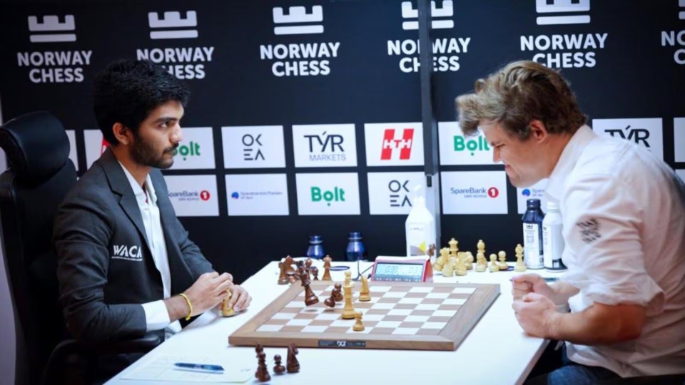 Grand Chess Tournament : Gukesh defeated Carlsen in chess