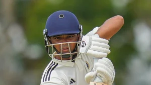 Danish Malewar scored a double century in his debut match in Duleep Trophy