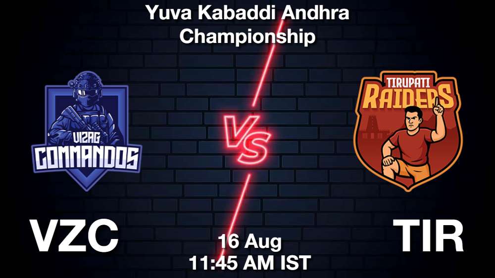 VZC vs TIR Dream11 Prediction, Kabaddi Fantasy Tips and Match Preview