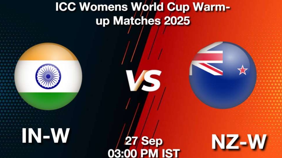 IN-W vs NZ-W ICC Women's Wolrd Cup Warm-up Match: Head to Head, Playing 11, AI Prediction