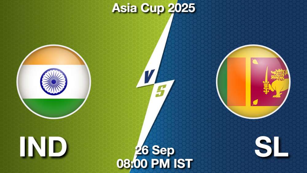 IND vs SL