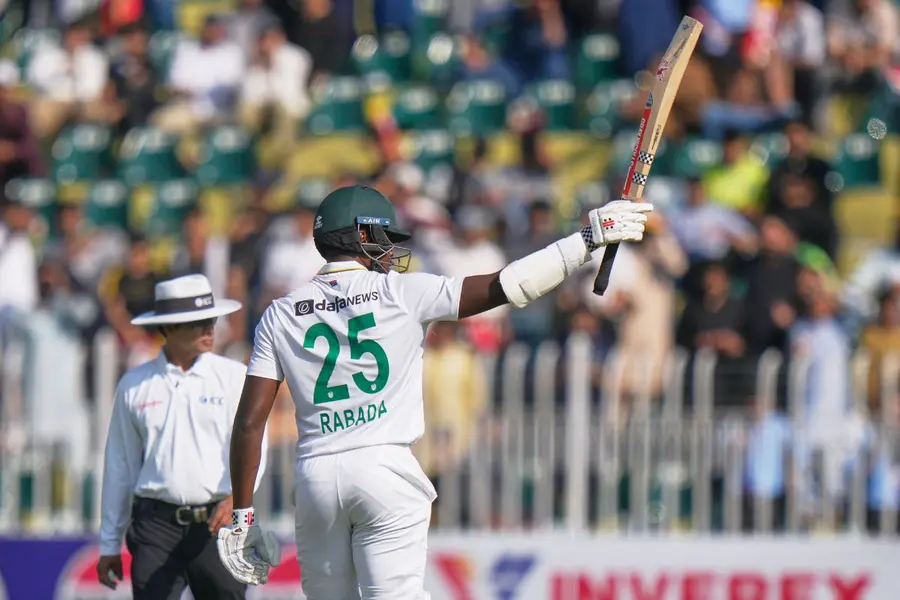 Fastest and Fifth Highest: Rabada's Batting Blitz at No. 11.