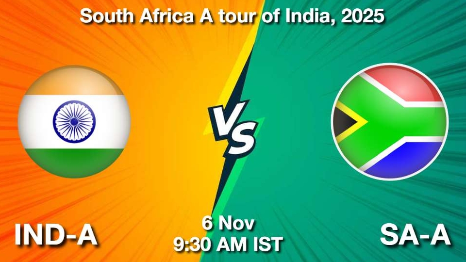 IND-A vs SA-A Match Preview, Pitch Report, Head to Head, Playing 11