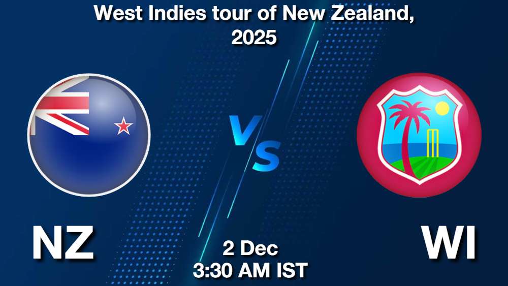 NZ vs WI 1st Test