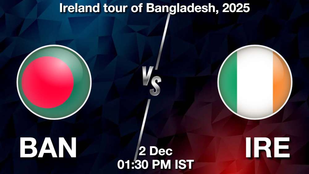 BAN vs IRE 1st T20
